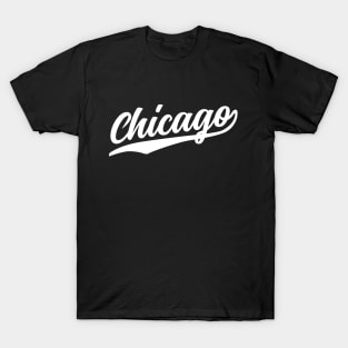 Chicago Cursive Vintage Athletic Script T-Shirt